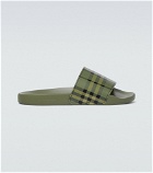 Burberry - Furley Vintage checked slides