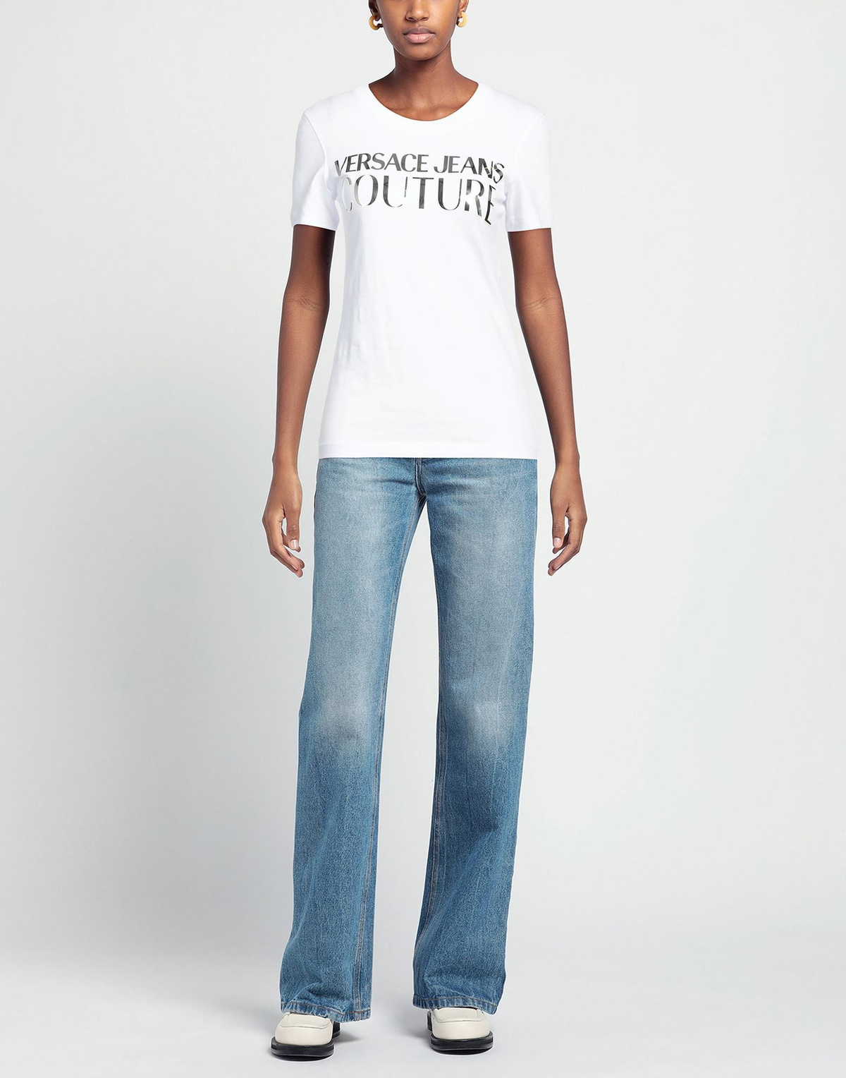 Versace Jeans Couture Womens T-shirt in White