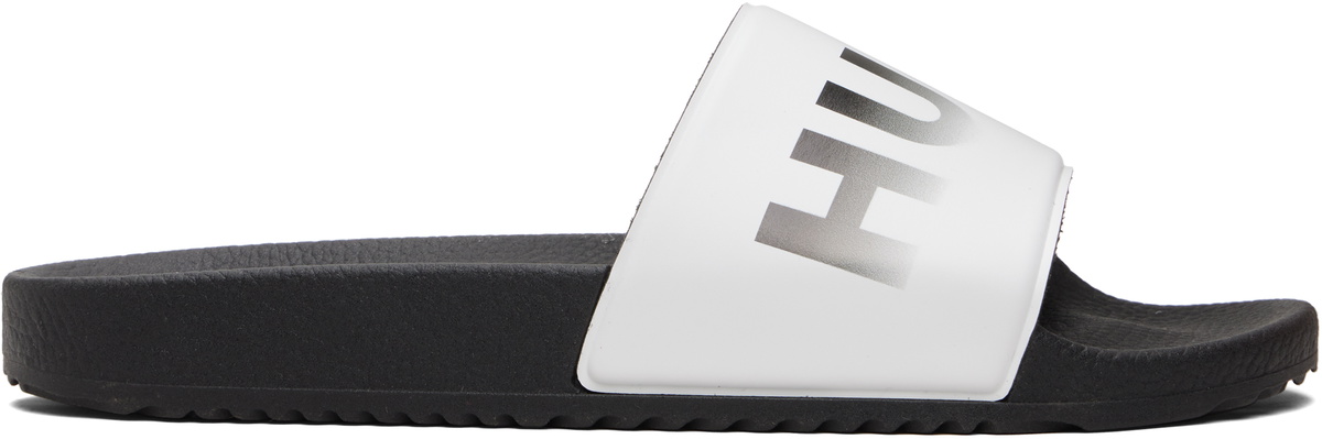 Hugo White Logo Slides