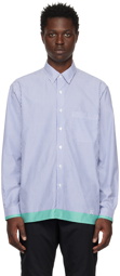 Uniform Experiment Blue Stripe Shirt