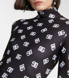 Dolce&Gabbana - Logo printed jersey jumpsuit