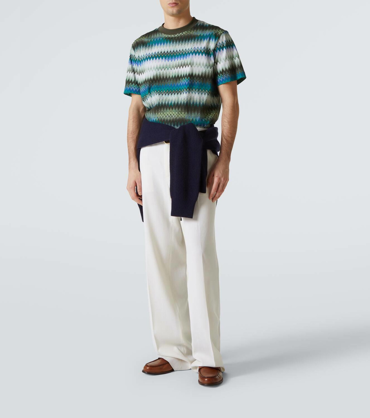 Missoni Zigzag lamé T-shirt