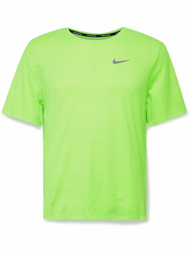 Photo: Nike Running - Miler Dri-FIT T-Shirt - Green