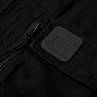 C.P. Company Men's Patch Logo Zip Overshirt in Black