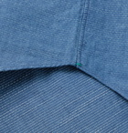 Sid Mashburn - Textured Cotton-Chambray Shirt - Blue