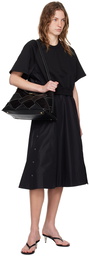 3.1 Phillip Lim Black Combo Midi Dress