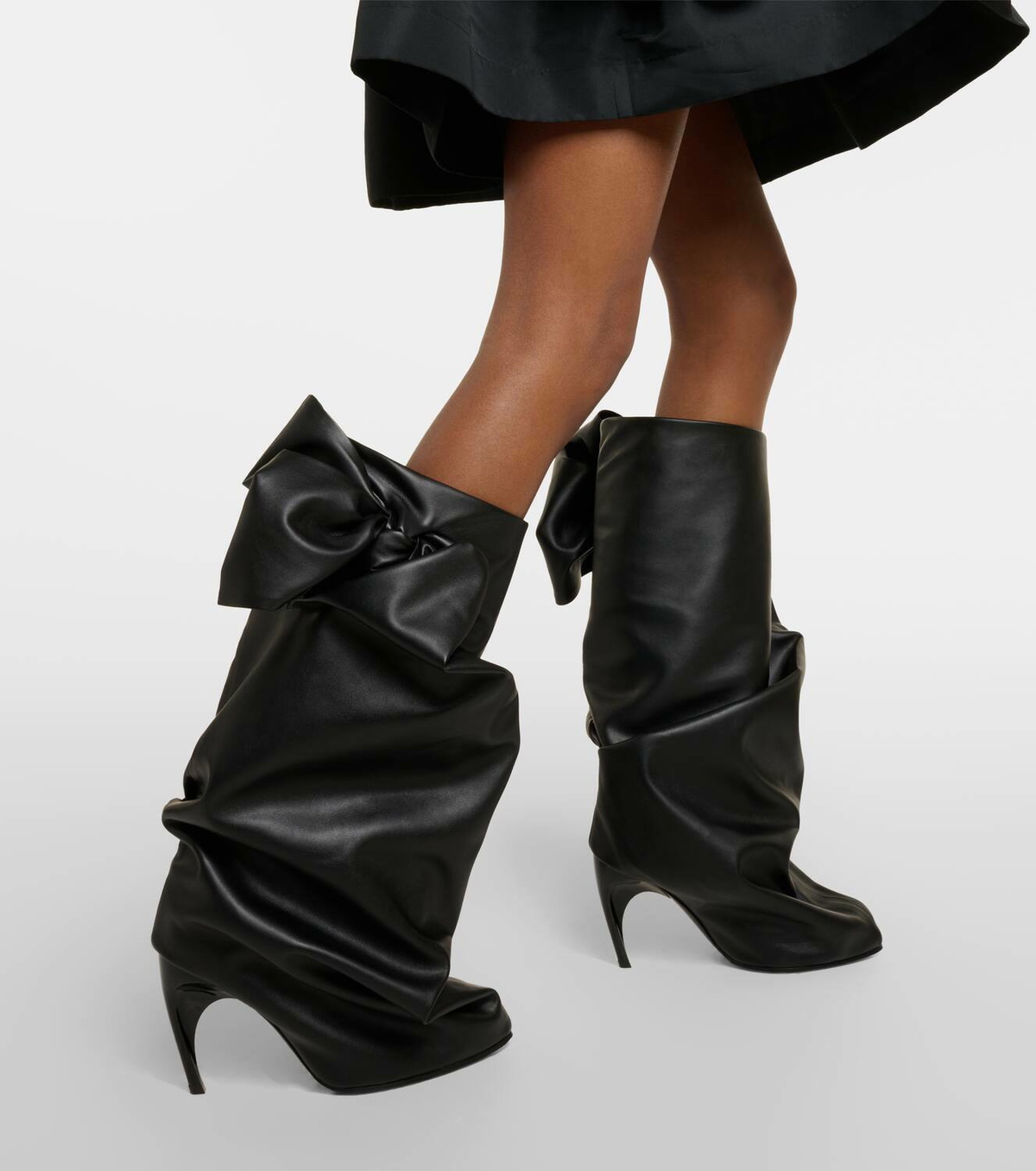 Alexander McQueen Leather knee-high boots Alexander McQueen