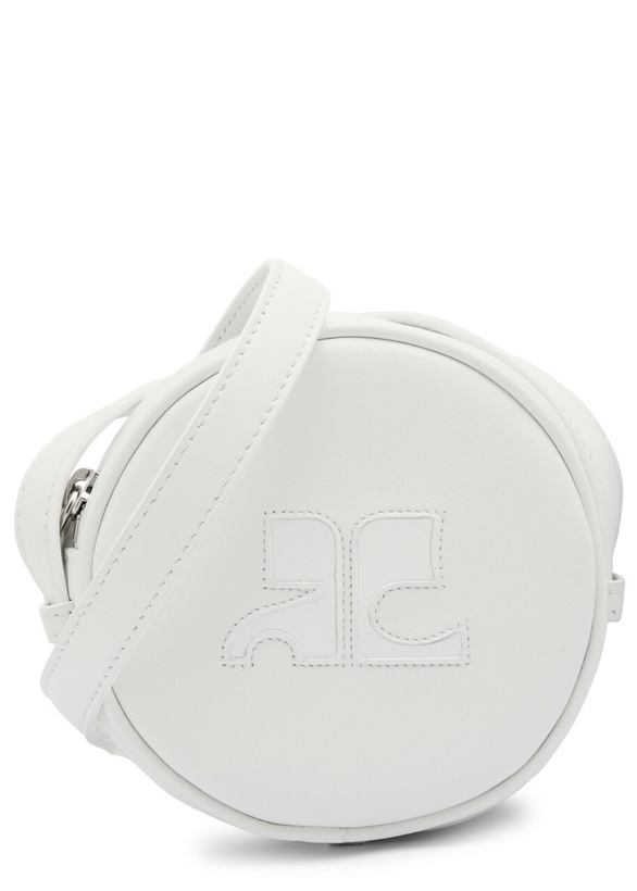 Photo: Courrèges Reedition Leather Cross-body bag - White - One Size