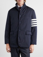 Thom Browne - Striped Shell Down Jacket - Blue