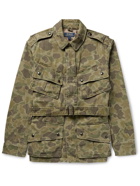 POLO RALPH LAUREN - Paratrooper Camouflage-Print Cotton-Twill Belted Jacket - Green