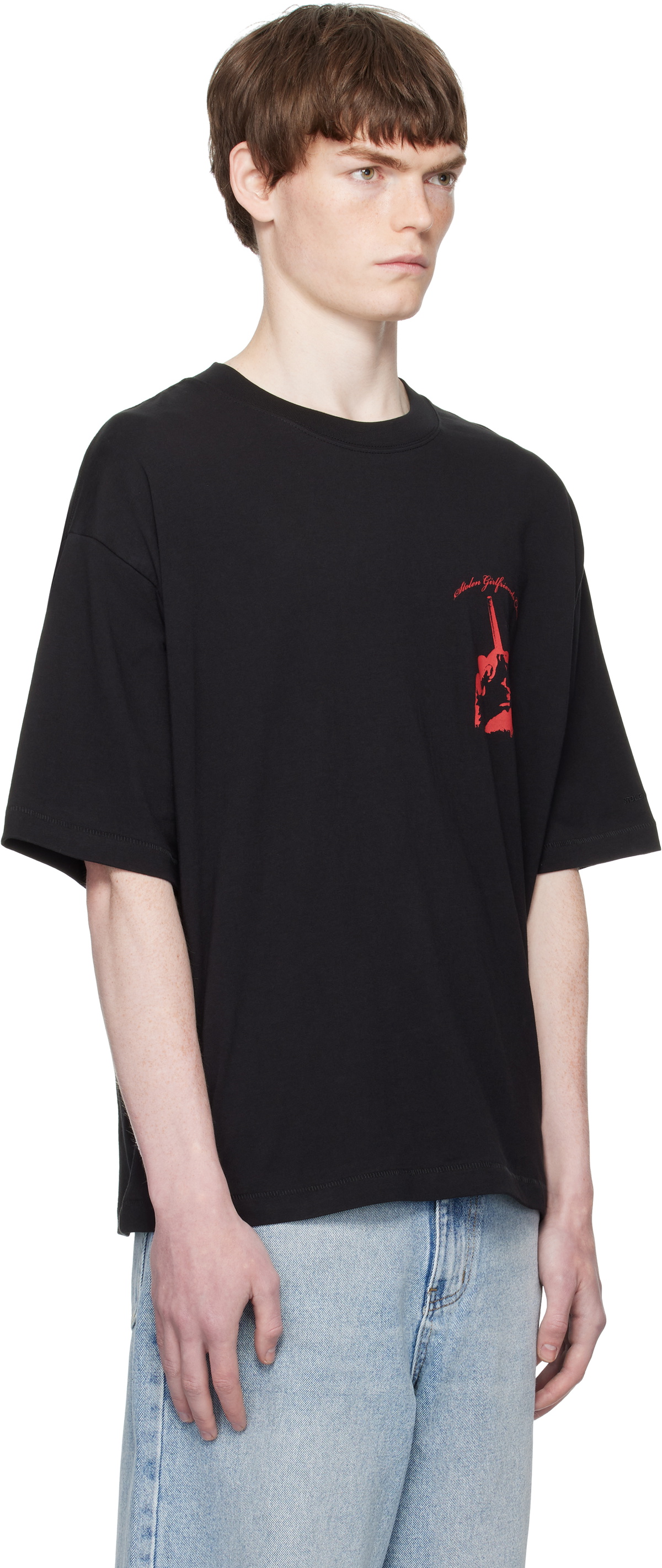 Stolen Girlfriends Club Black Smoking Kills Relaxed T-shirt