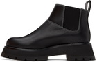 3.1 Phillip Lim Black Short Lug Sole Kate Chelsea Boots