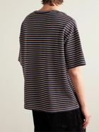 A.P.C. - Bahia Jacquard-Knit Cotton T-Shirt - Brown