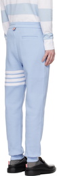 Thom Browne Blue 4-Bar Lounge Pants