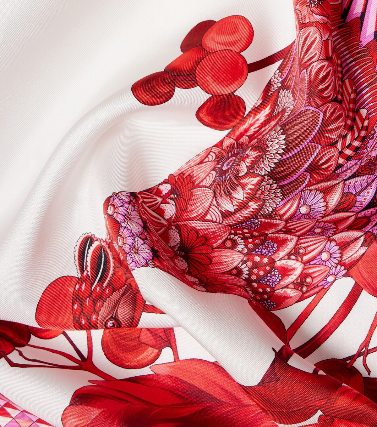 Ferragamo Printed silk scarf