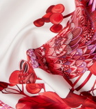 Ferragamo Printed silk scarf