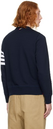 Thom Browne Navy 4-Bar Sweatshirt