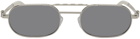 Off-White Silver Baltimore Sunglasses