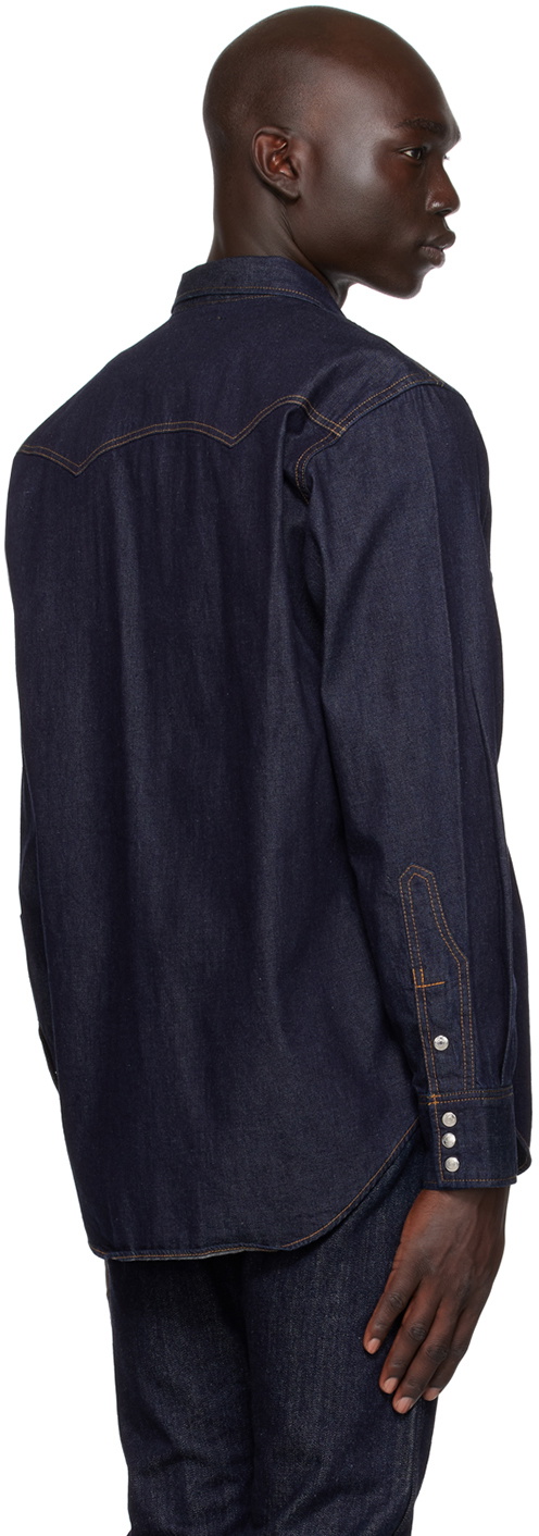 The Letters Indigo Classic Western Denim Shirt