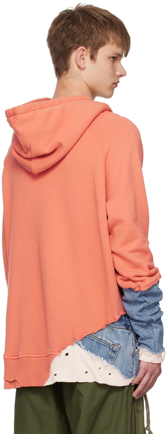 Greg Lauren Orange Fragment Hoodie