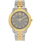 Versace Gold and Silver V-Urban Watch