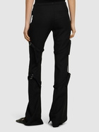 COURREGES - Multi-strap Bootcut Wool Pants