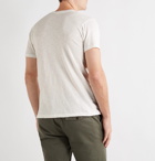Velva Sheen - Slub Printed Cotton-Jersey T-Shirt - White