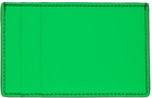 Alexander McQueen Green Scuba Card Holder
