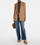 Yves Salomon Shearling-lined suede ankle boots