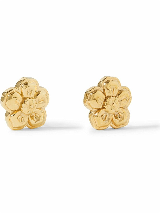 Photo: KENZO - Boke Flower Gold-Tone Earrings