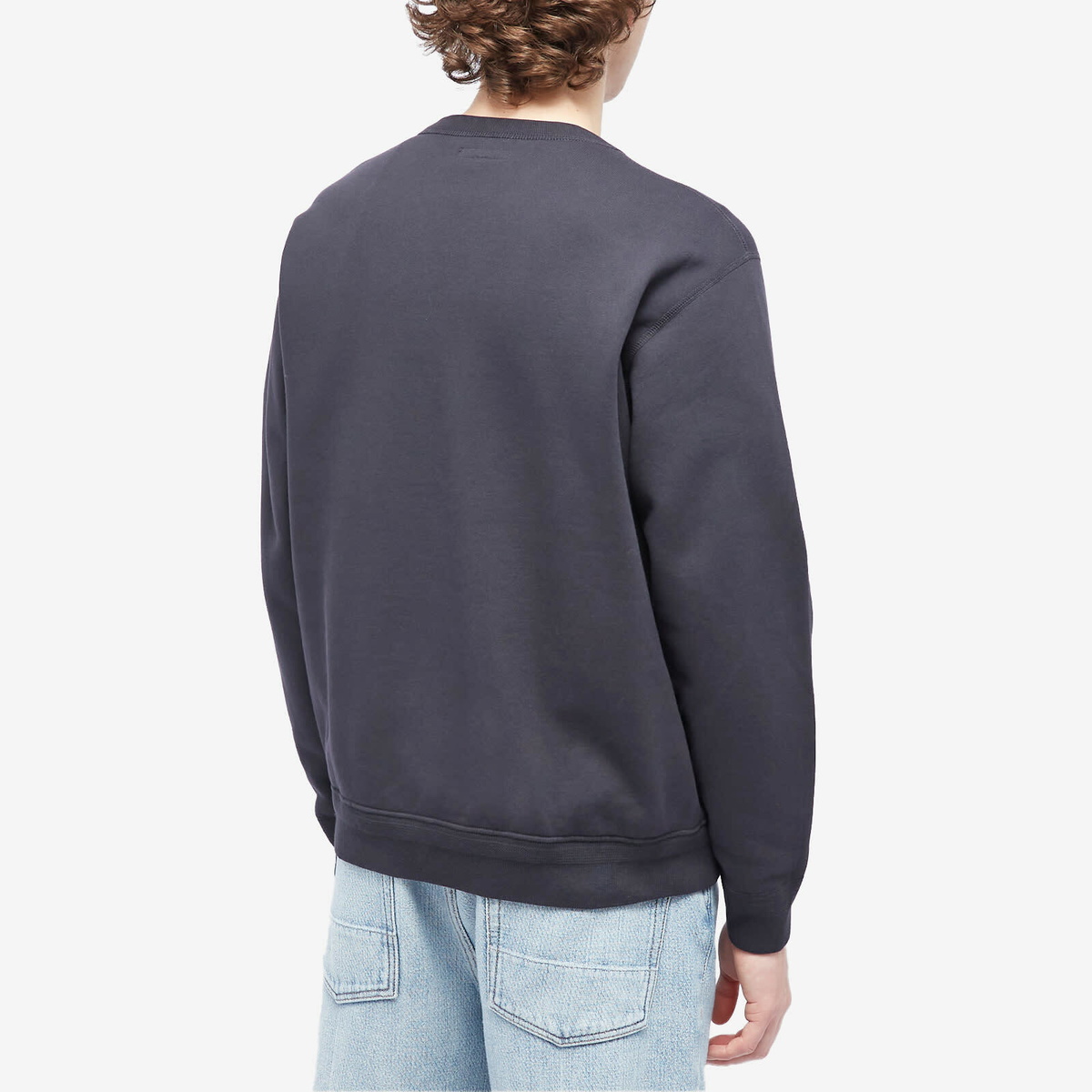 Lady White Co. Men's Crew Neck Sweat in Pitch Navy