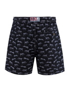 MC2 Saint Barth Man Lightweight Fabric Swim-shorts Lighting 70 With Micro Cheeta Print