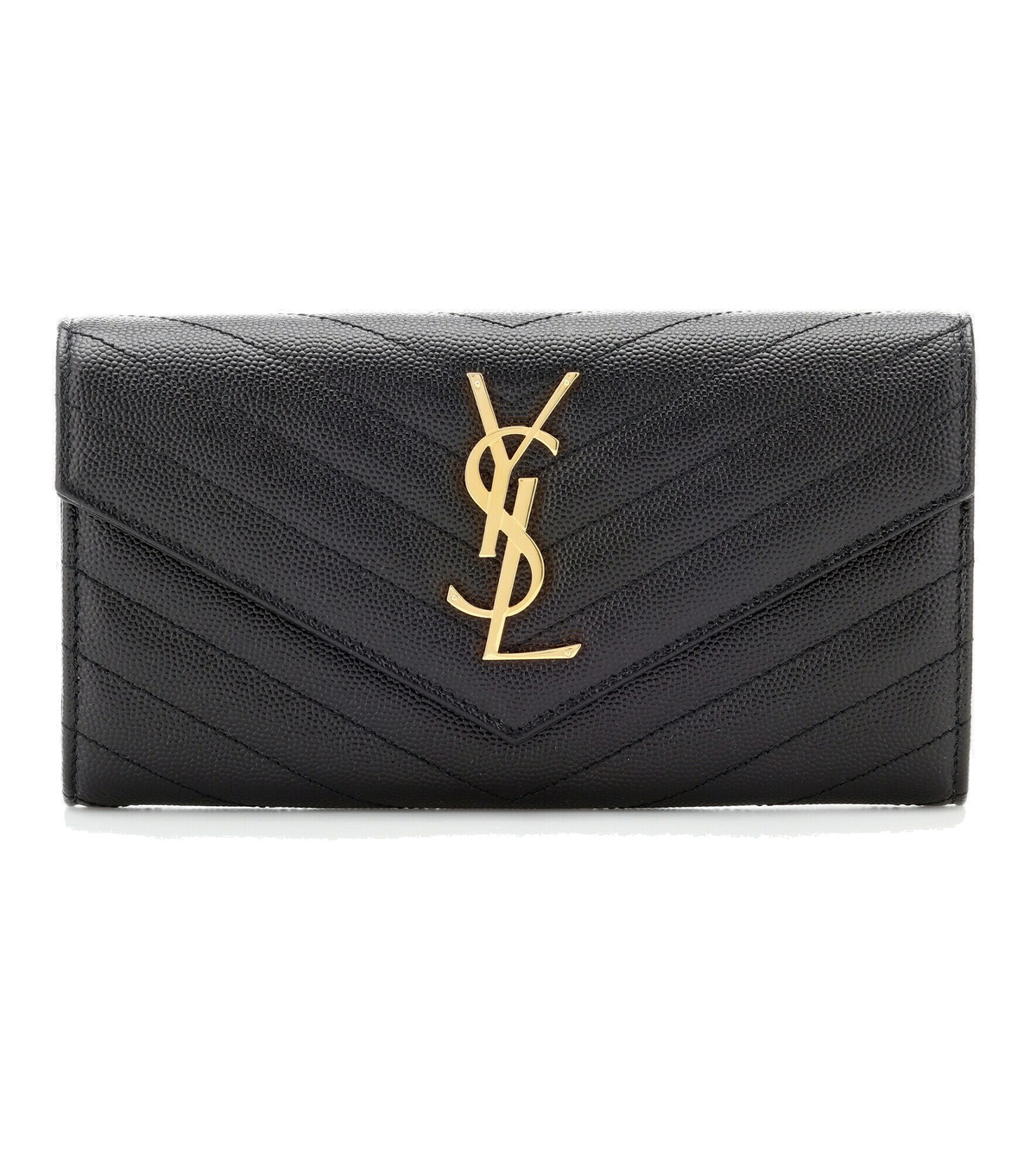 Saint Laurent - Monogram Large Leather Wallet Saint Laurent