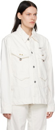Objects IV Life White Deadstock Denim Jacket
