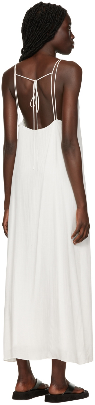 The Row SSENSE Exclusive White Kula Maxi Dress The Row