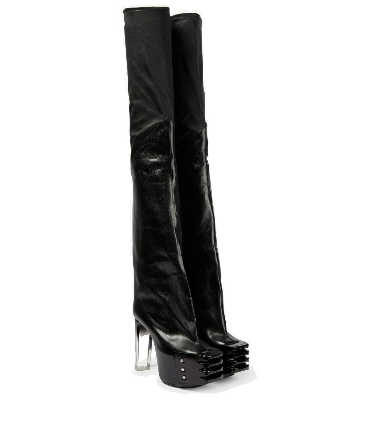Rick Owens Leather over-the-knee boots Rick Owens