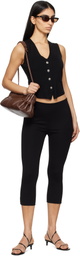 rag & bone Black Simone Ponte Capri Trousers