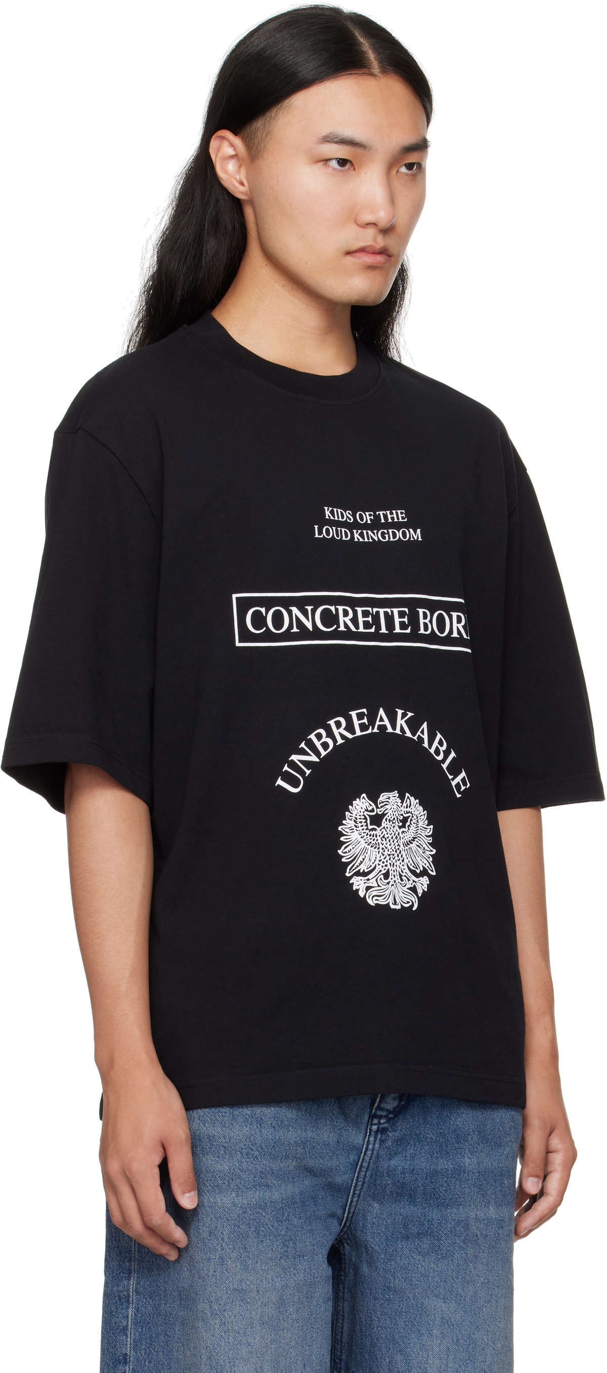 Han Kjobenhavn Black 'Kingdom' Oversized T-shirt
