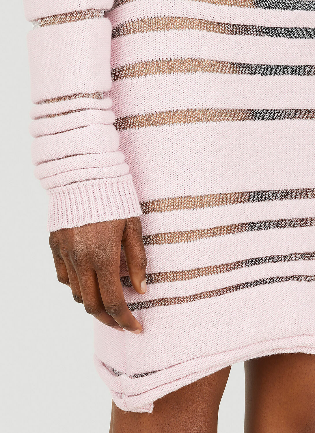 LOUISE LYNGH BJERREGAARD Sheer Panel Skirt
