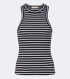 Nili Lotan Hank striped cotton tank top