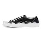 Maison Margiela Black and White Vandal Tabi Sneakers