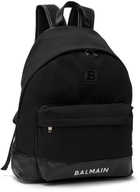 Balmain Kids Black Logo Backpack