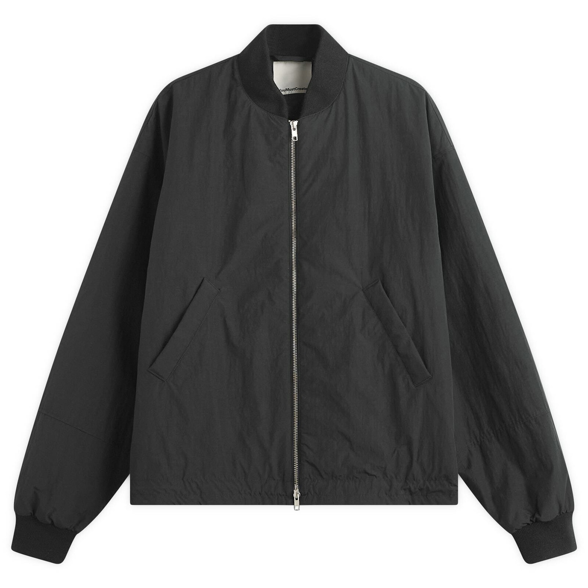 YMC Men's Bay City Bomber Jacket in Black/Brown YMC