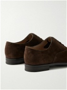 John Lobb - Bristol Suede Oxford Shoes - Brown