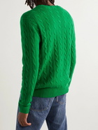 Polo Ralph Lauren - Cable-Knit Wool and Cashmere-Blend Sweater - Green