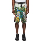 Dolce and Gabbana Multicolor Mix Hawaii Shorts