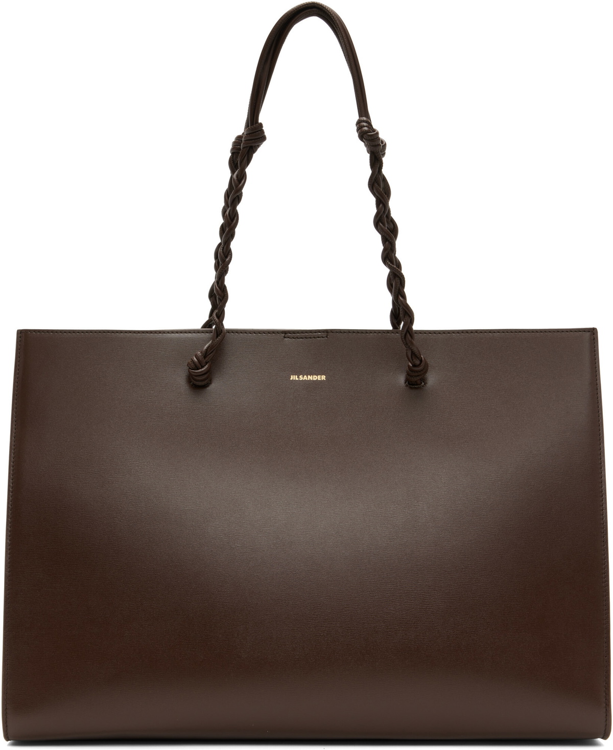 Jil Sander Brown Tangle Tote