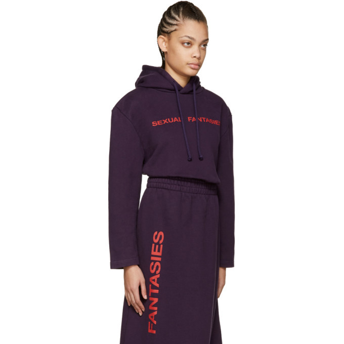 Vetements SSENSE Exclusive Purple Sexual Fantasies Football