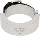 Acne Studios Silver Belt Cuff Bracelet