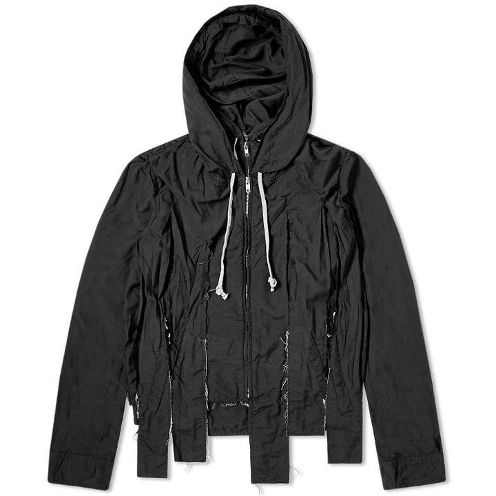 Photo: Comme des Garcons Homme Plus Garment Treated Cut Hooded Jacket